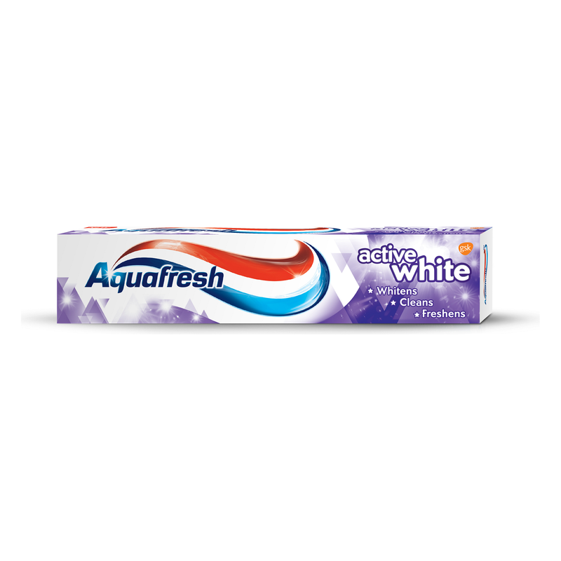 Aquafresh pasta dinti Velvet white, 125 ml