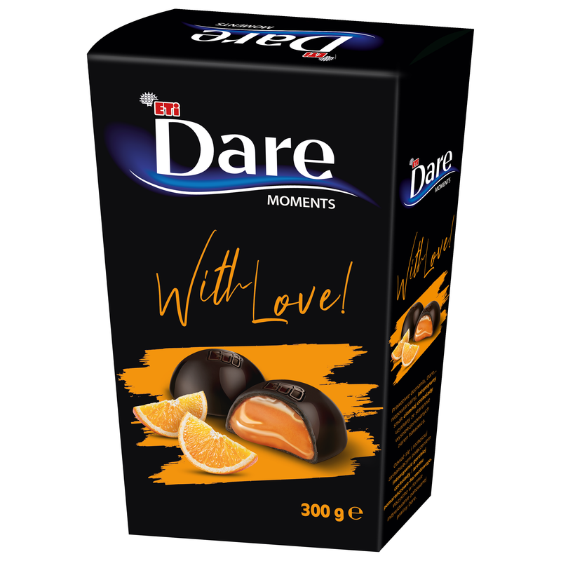 Dare Praline Orange Caramel Dark 200g