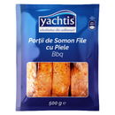 Yachtis portii de somon file cu piele bbq, 500 g