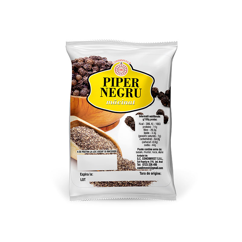 Condimvest piper macinat, 100 g