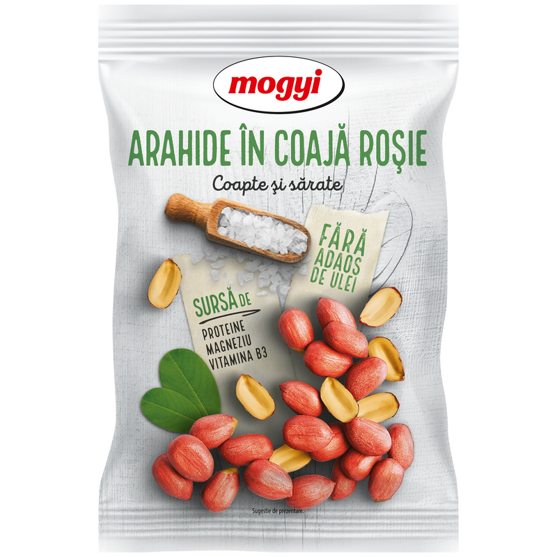 Mogyi Arahide in coaja rosie, prajite si sarate 150g