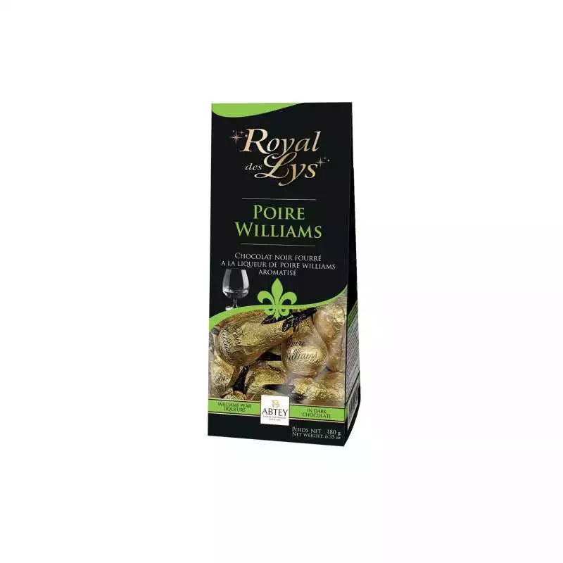 SACHET ROYAL DES LYS "POIRE WILLIAMS", ciocolata 180G