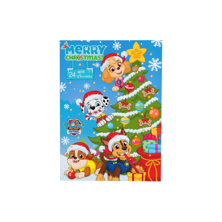 Paw patrol calendar with chocolate 50g