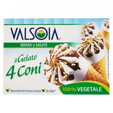 Inghetata de soia la cornet Valsoia 4 buc x75g