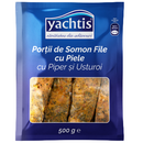 Yachtis portii de somon file cu piper si usturoi, 500 g