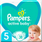 Pampers Active baby diapers, size 5, 11-16KG 38B
