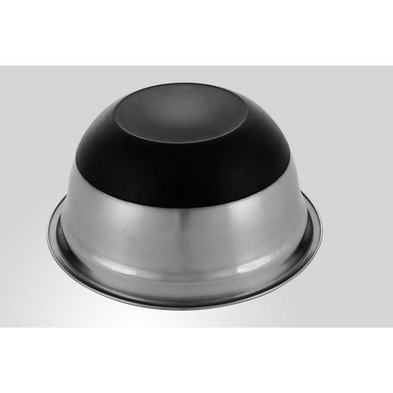 Bol inox satinat cu baza antiaderenta, 24 cm