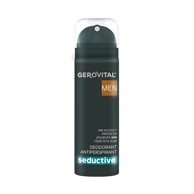 Gerovital Men Seductive deodorant antiperspirant, 150 ml