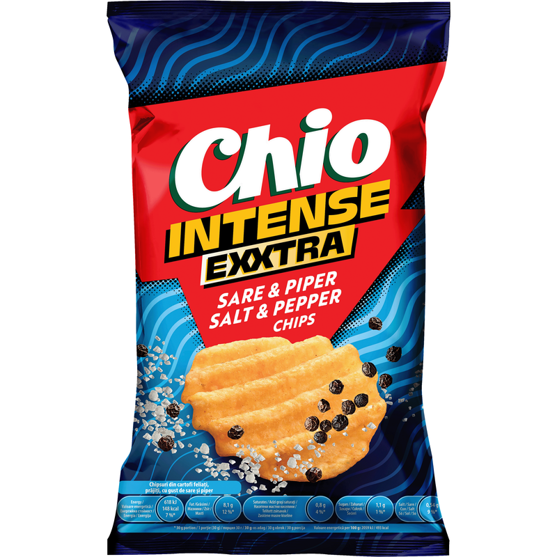 Chio Chips exxtr int sare&piper 120g