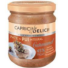 Capricii si delicii pate pui 180g 45%ficat