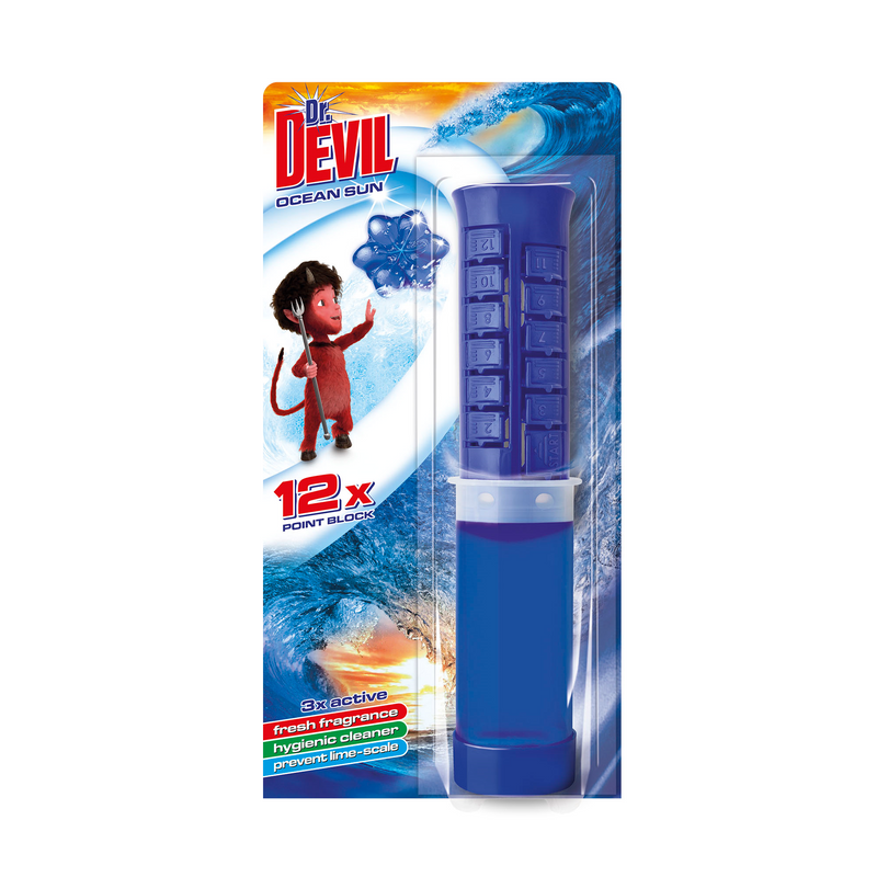 Dr. Devil 3in1 wc point block Ocean Sun, 75 ml