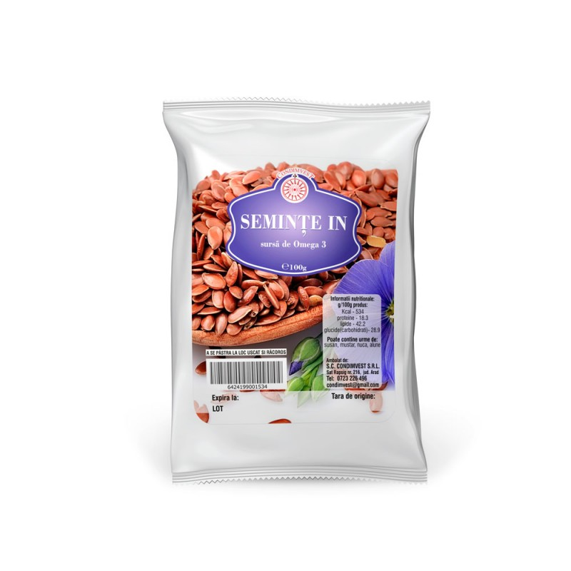 Condimvest in seminte, 100 g