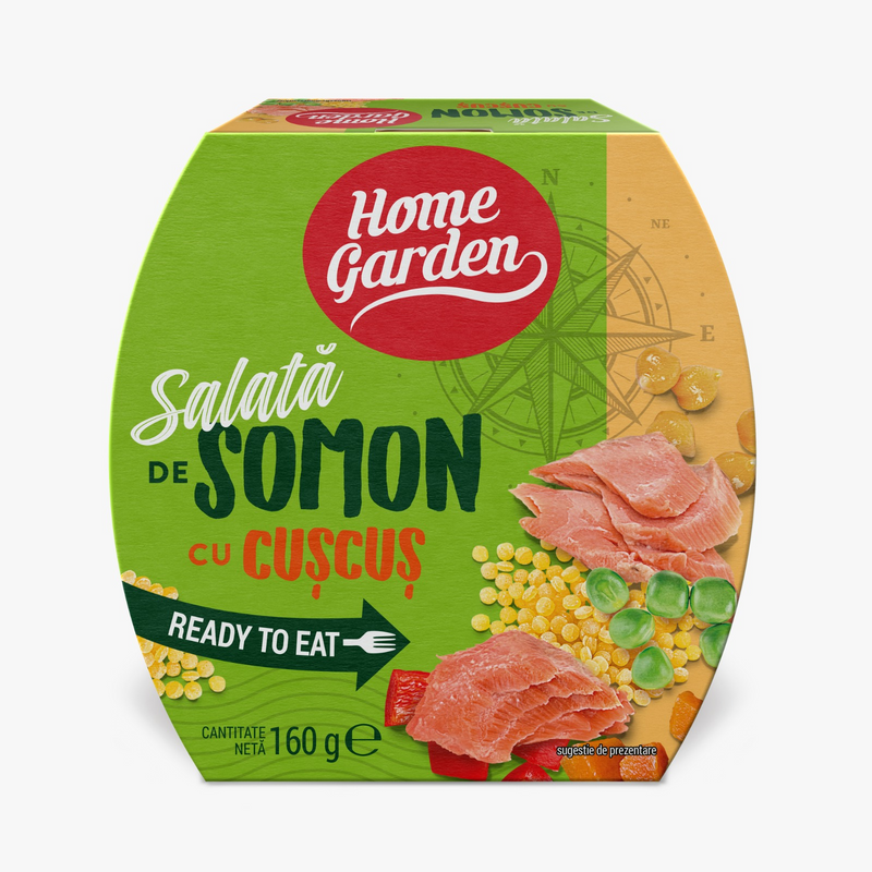 Hg salata de somon cu cuscus 160gr