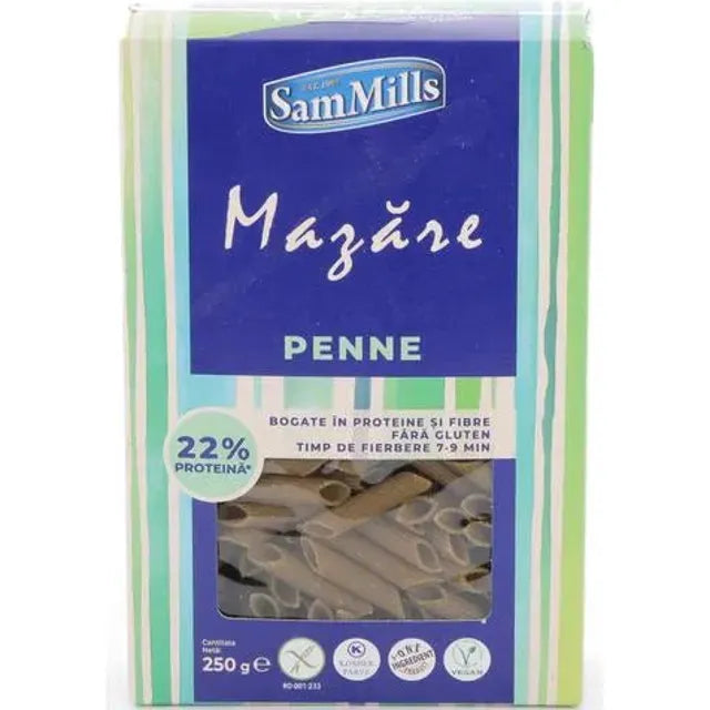 Sammills 100% mazare high protein penne, 250g