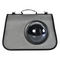 4Dog transport bag, gray/transparent porthole 38*27*20cm