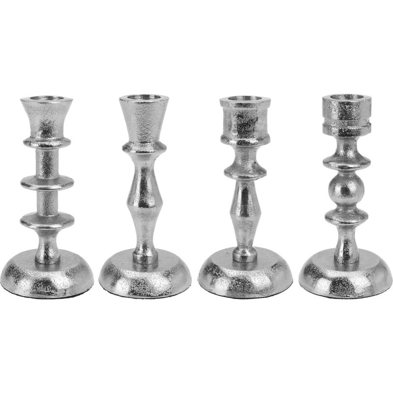 SUPORT LUMANARE ALUMINIU 6X6X13CM A16000310