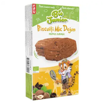 Eco bio junior biscuiti mic dejun 200g