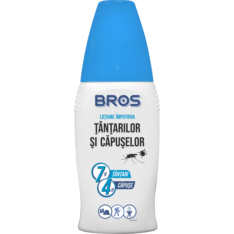 BROS lotiune impotriva tantarilor si capuselor, 100ml