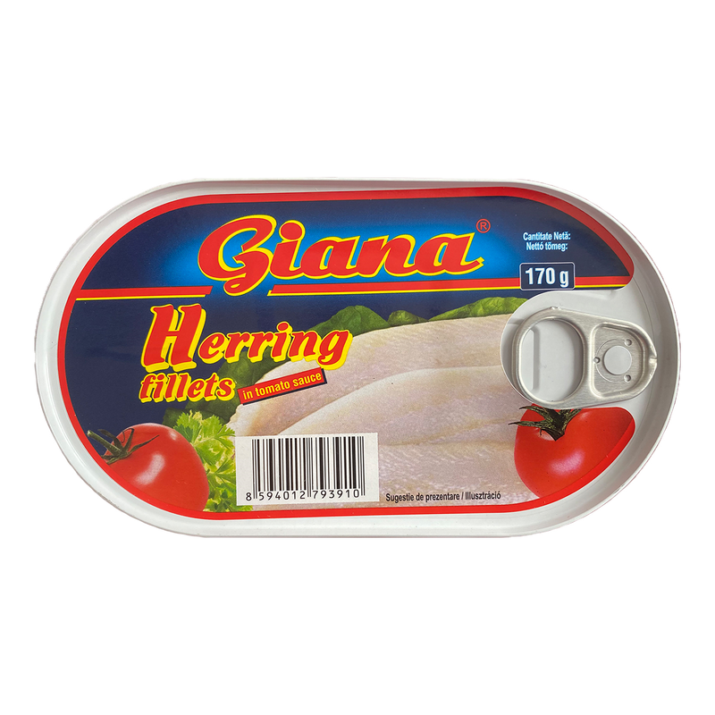 Hering file in sos tomat 170g Giana