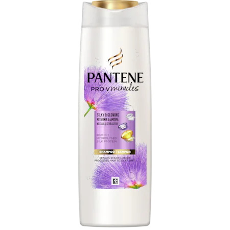 Sampon Pantene Pro-V Miracles Silky & Glowing, 300 ml