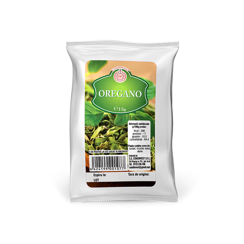 Condimvest oregano, 15 g