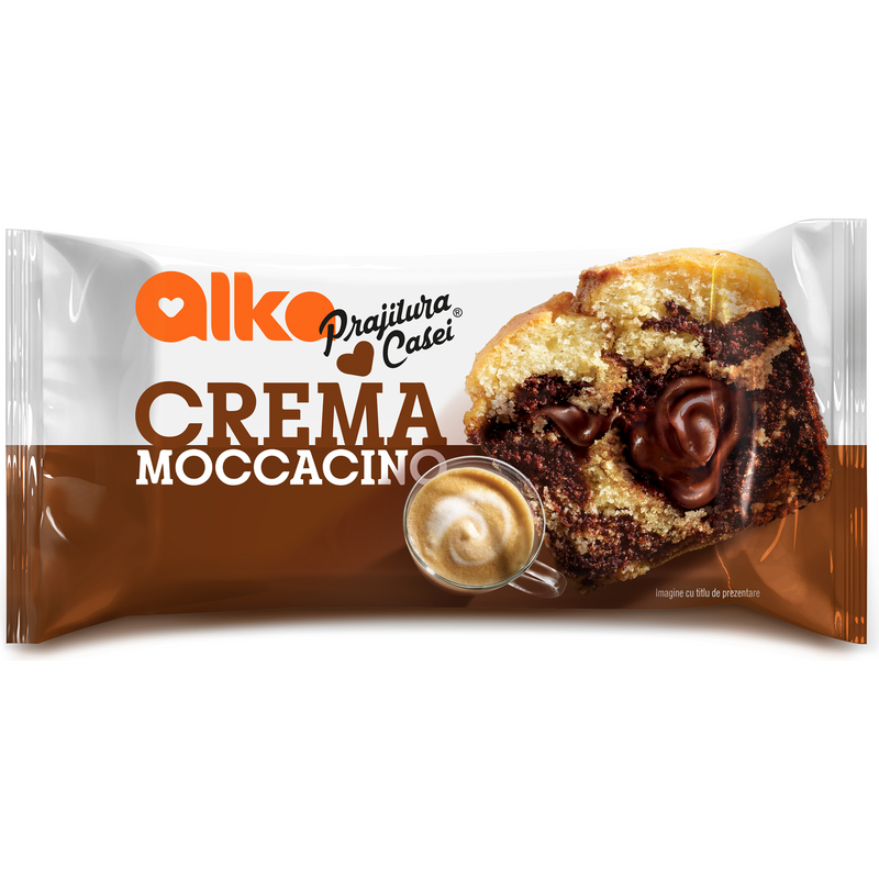 Alka Prajitura Casei crema moccacino, 55g