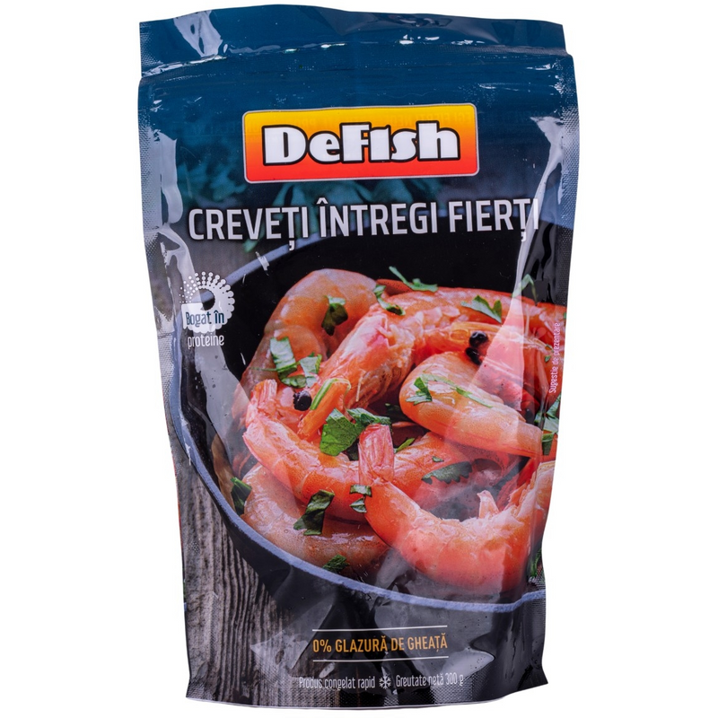 DeFish creveti intregi fierti 30/40 300G