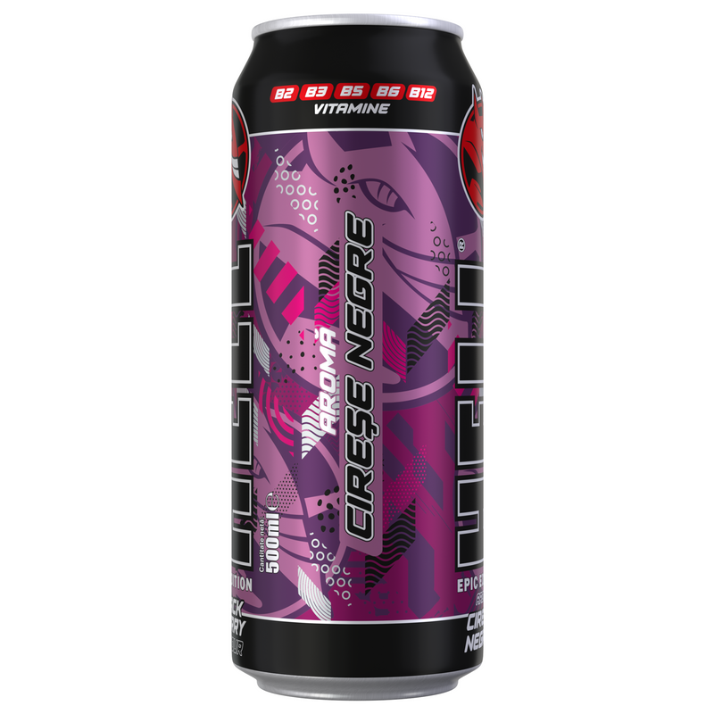 Hell 0.5l bautura energizanta cirese negre  dz SGR