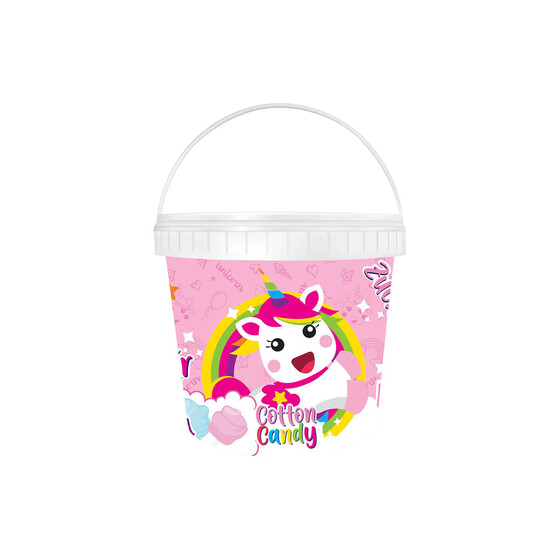 Lolliboni unicorn roz vata de zahar 50g