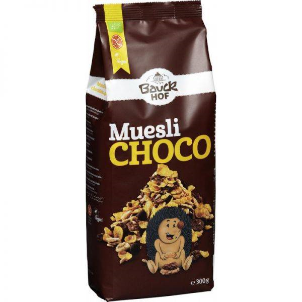 Eco Bauckhof musli crocant ciocolata fara gluten 300g