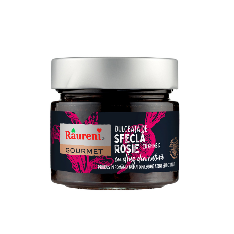 Raureni Dulceata sfecla rosie cu ghimbir 250g