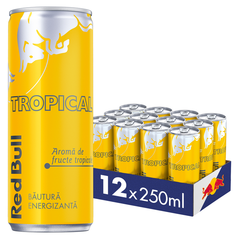 Red bull 0.25l energizant fructe tropicale dz SGR