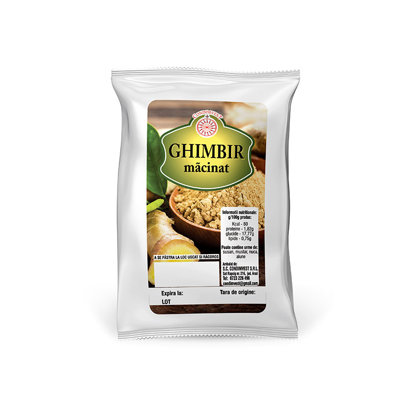 Condimvest ghimbir macinat, 20 g