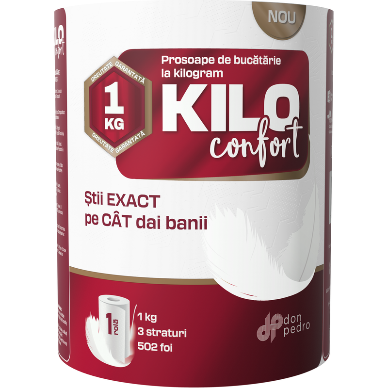 KILO Confort Prosop monorola 3 straturi - 502 foi-1kg