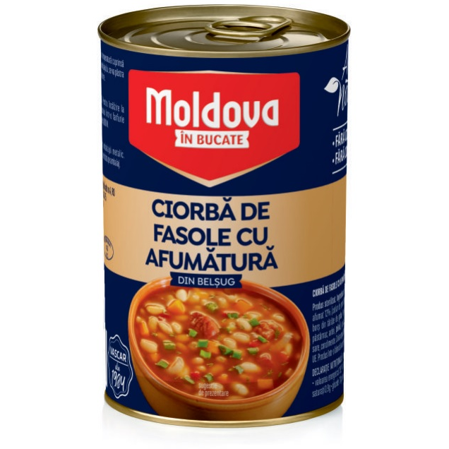 Moldova in Bucate Ciorba de fasole cu afumatura, 400 g