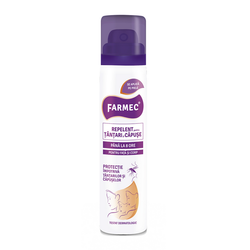 Farmec Repelent pentru tantari si capuse, 75 ml