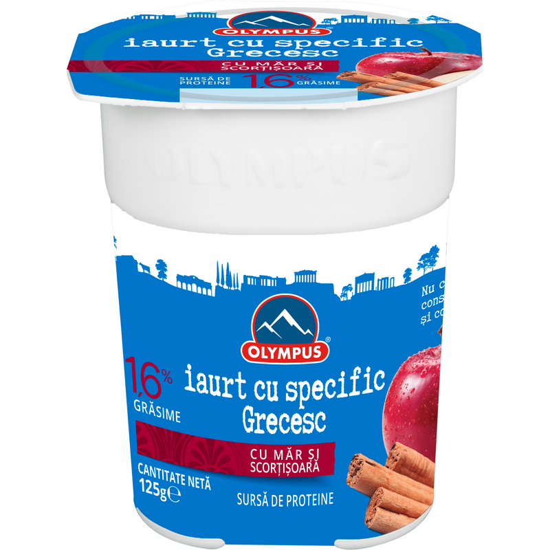 Olympus Iaurt cu specific Grecesc Mar si Scortisoara, 125 g