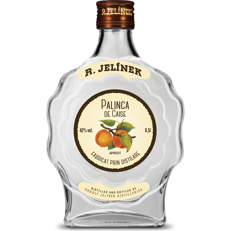 Jelinek palinca caise 42% alc, 0.5 L
