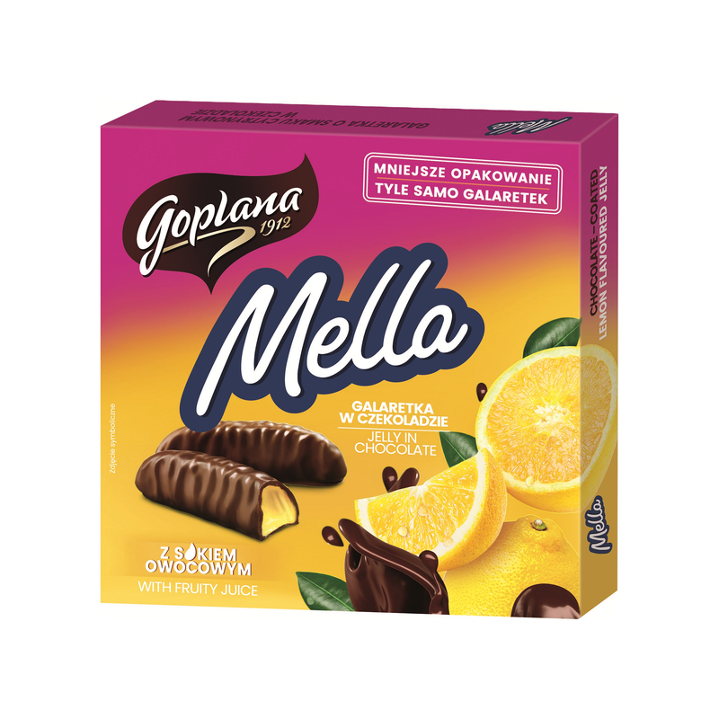 Mella ciocolata jeleu de lamaie 190gr