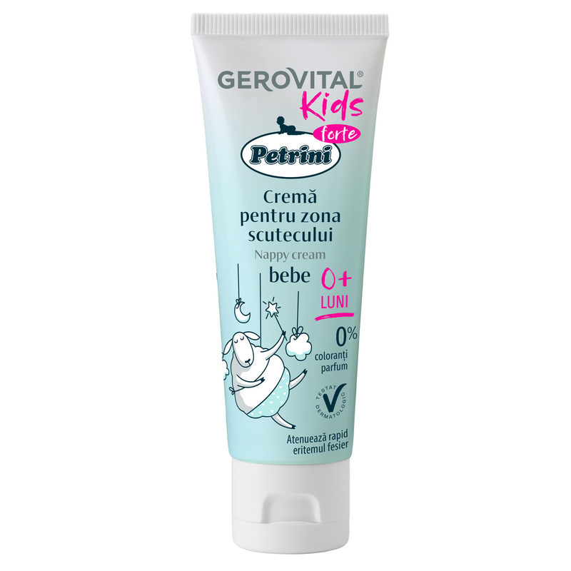 Petrini Forte crema pentru zona scutecului Gerovital Kids, 50 ml, Gerovital