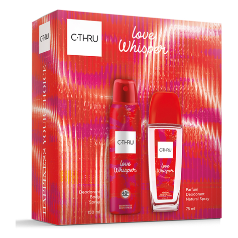 Set cadou C-THRU LOVE WHISPER: Parfum pentru corp 75ml + Deodorant spray pentru corp 150ml