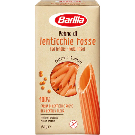 Barilla penne din linte rosie 250g