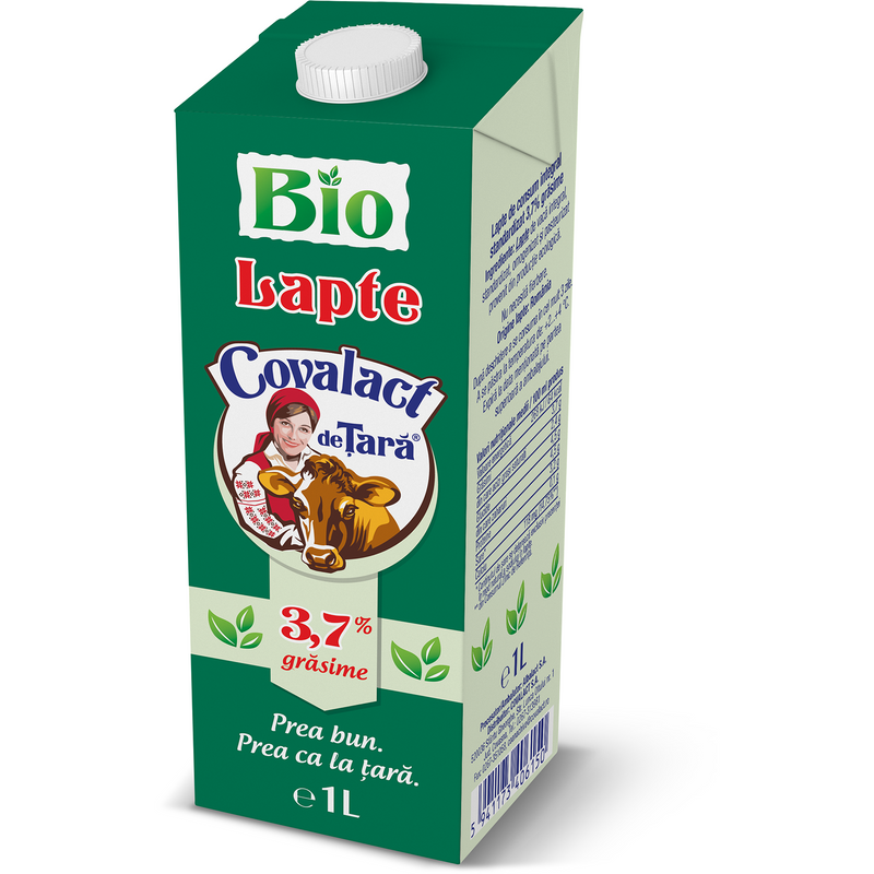 Covalact lapte de consum eco 3.7% grasime 1l