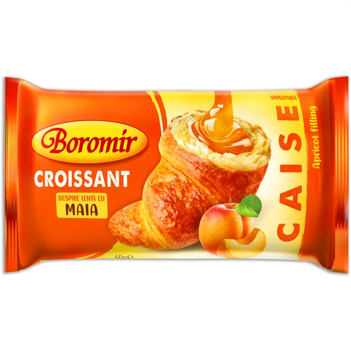 Boromir croissant umplutura cu caise 60 g