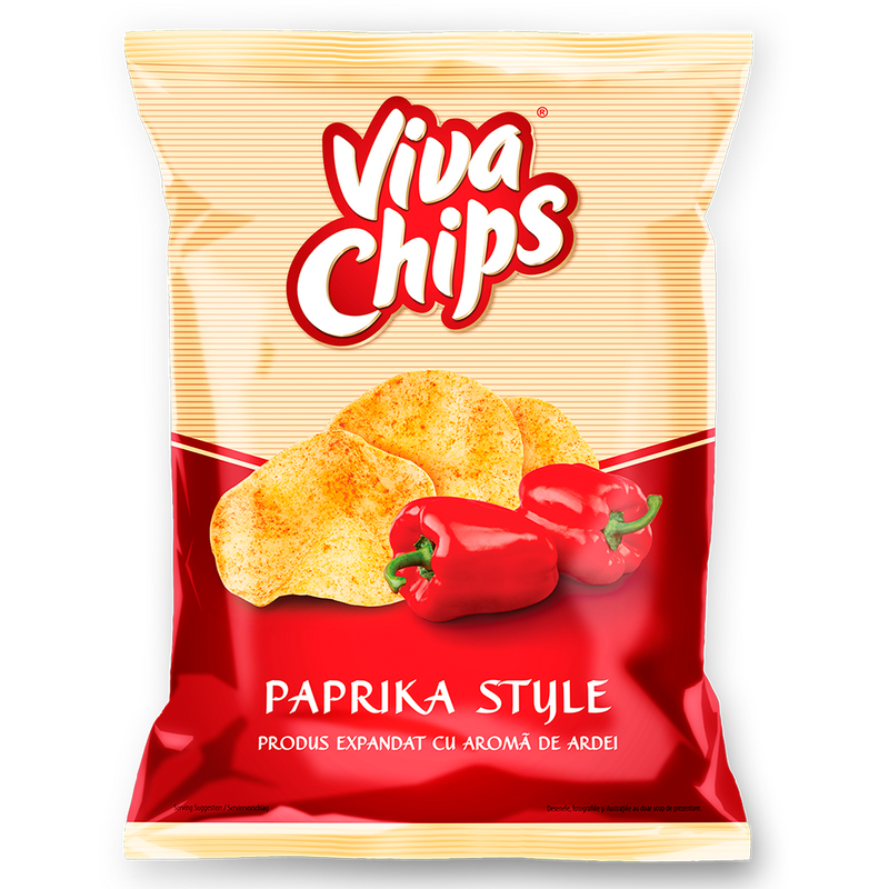 Viva chips ardei 100g