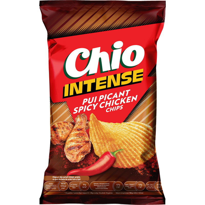 Chio Chips intense pui picant 120g