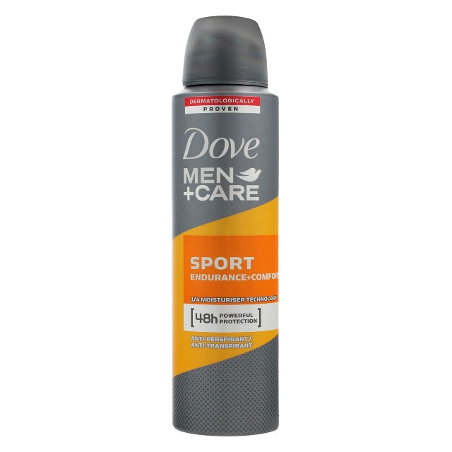 Dove deodorant spray 150ml men sport endurance+comfort