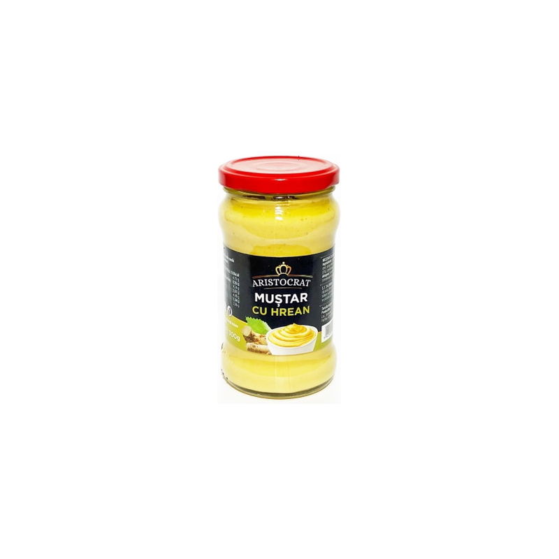 Aristocrat mustar cu hrean 300 g