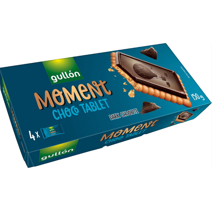 Gullon biscuiti cu ciocolata neagra 150 g