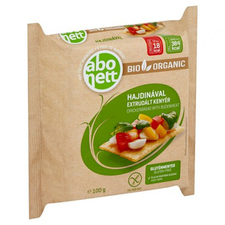 Eco Abonett tartine crocante cu hrisca,fara gluten 100g